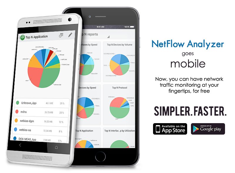 NetFlow Analyzer iOS app and Android app