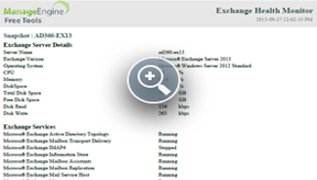 Mail Server Monitoring - ManageEngine Free Tools